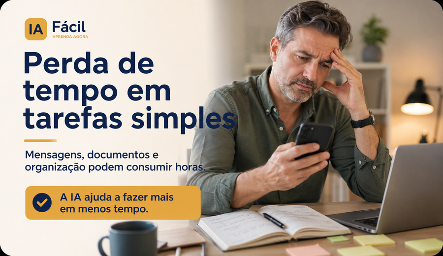 Perda de tempo em tarefas simples